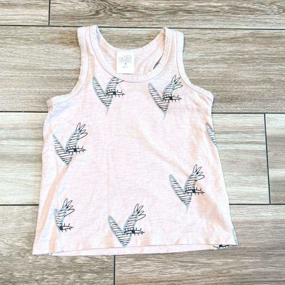 Kids on the Moon Heart Eye Tank, Size 2